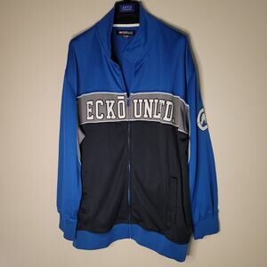 Echo Unltd 3XL Zip-Up Jacket - Stylish Blue & Gray